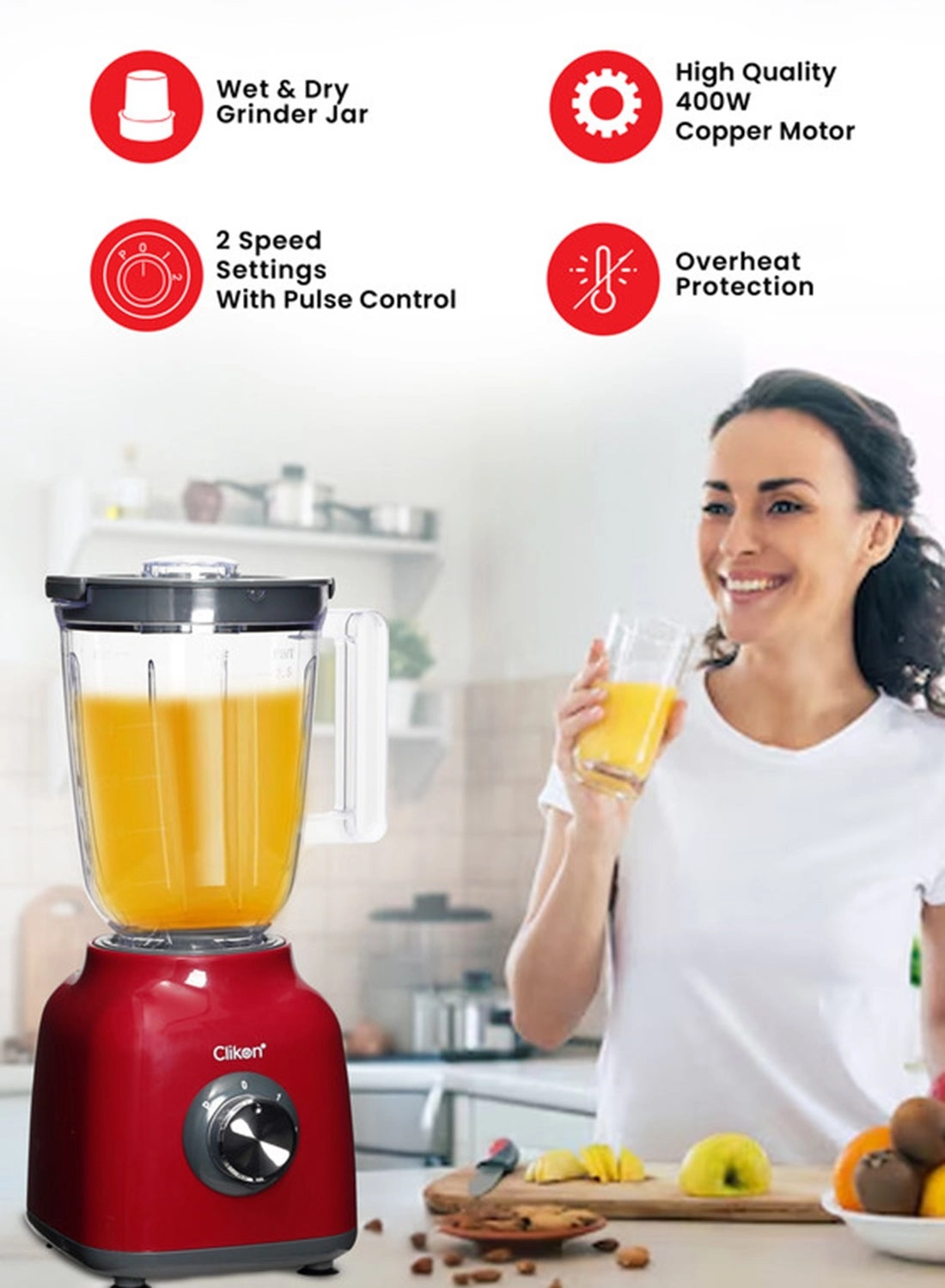 CK2294 - 2-Speed with Pulse Control, Overheat Protection