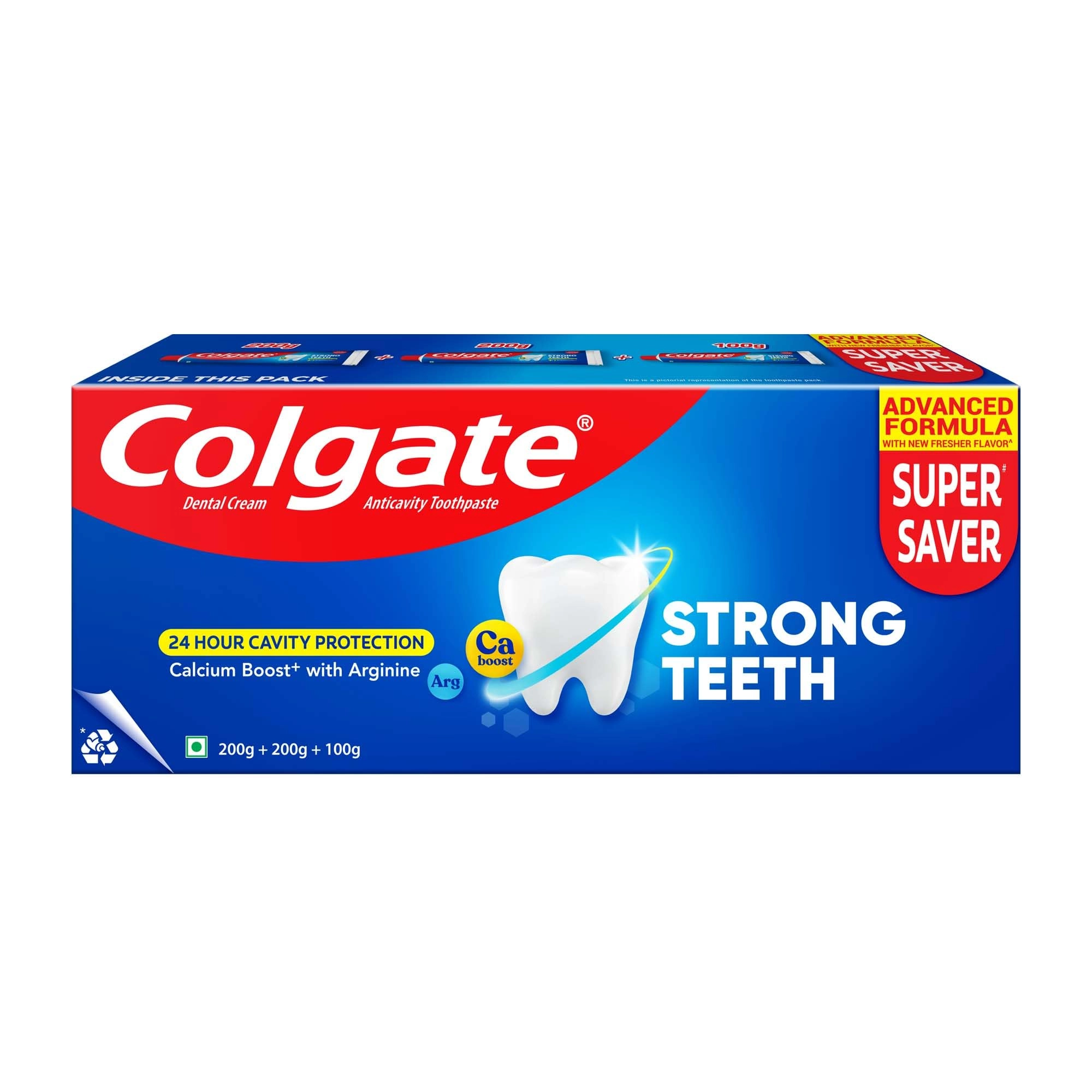 Colgate Palmolive, Colgate Palmolive(India) Ltd Strong Teeth Mint Toothpaste Adult 500g
