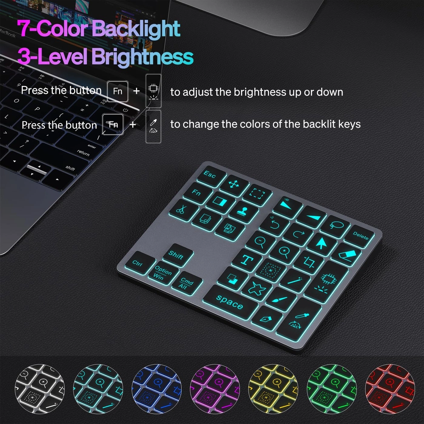 Shortcut Keyboard for Adobe Photoshop - Wireless