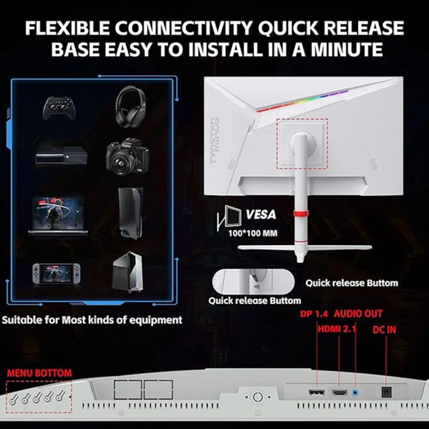 TMA24FHD180IPS - 24.5" 1920 x 1080