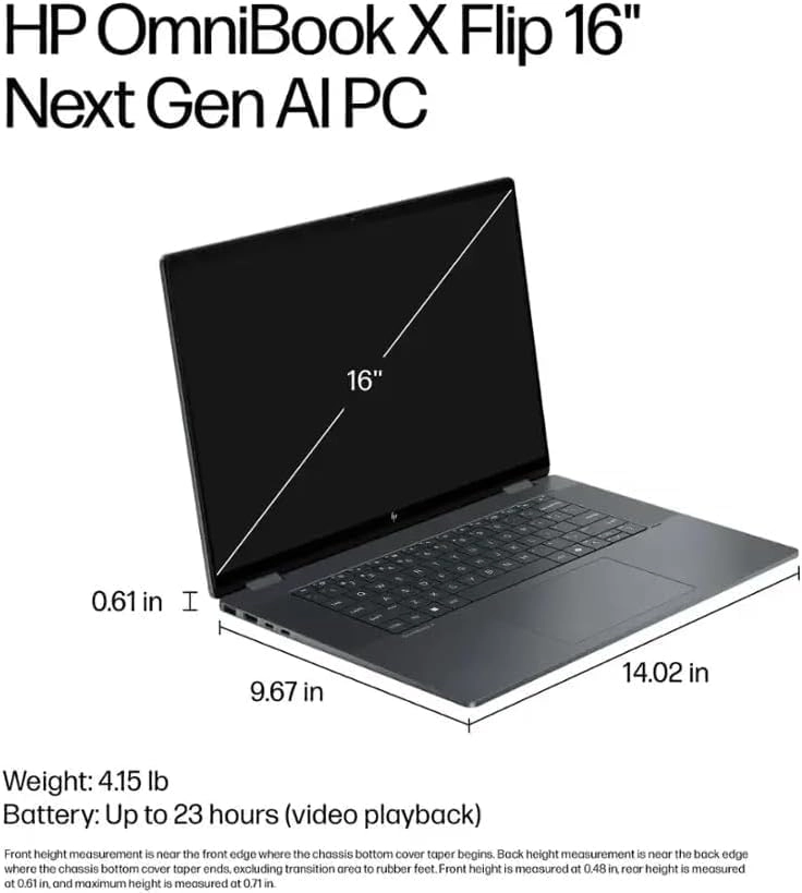 Omnibook flip 160as0023dx 16-as - 16'' Core Ultra 7 16GB DDR5 1TB SSD