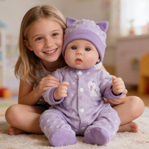 Reborn Baby Doll - 18 Inches Silicone Ages 3+