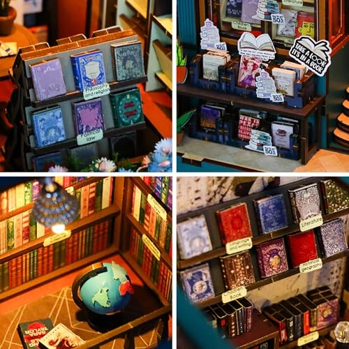 Miniature Book Nook House Kit