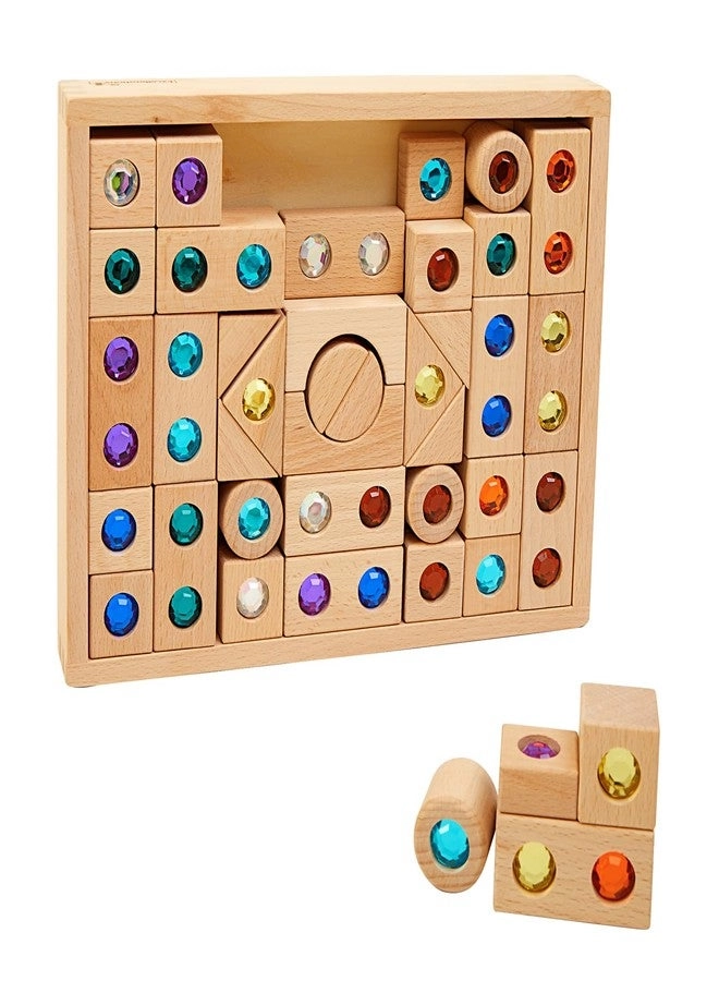 Wooden Gem Blocks - 50pcs