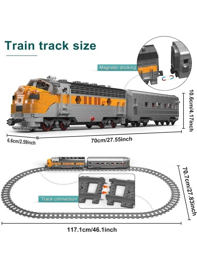 MOC EMD F7 (12018) - with Rail/Motor APP Remote Control
