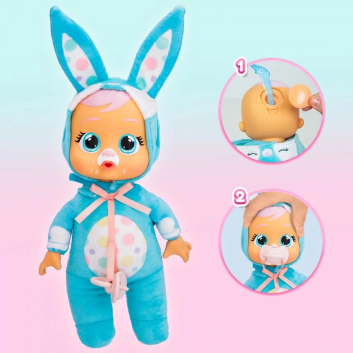 Cry Babies Tiny Cuddles - Over 9 Inches Cries Real Tears Ages 18 Months+