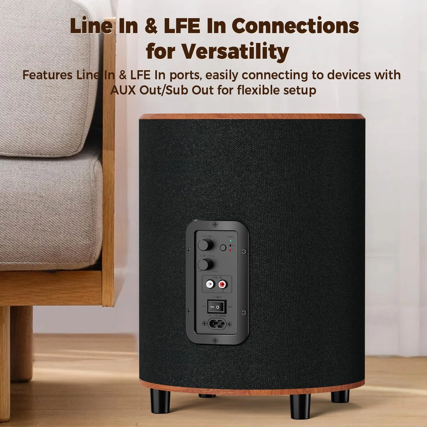 Powered Subwoofer - 100W Peak 6.5''