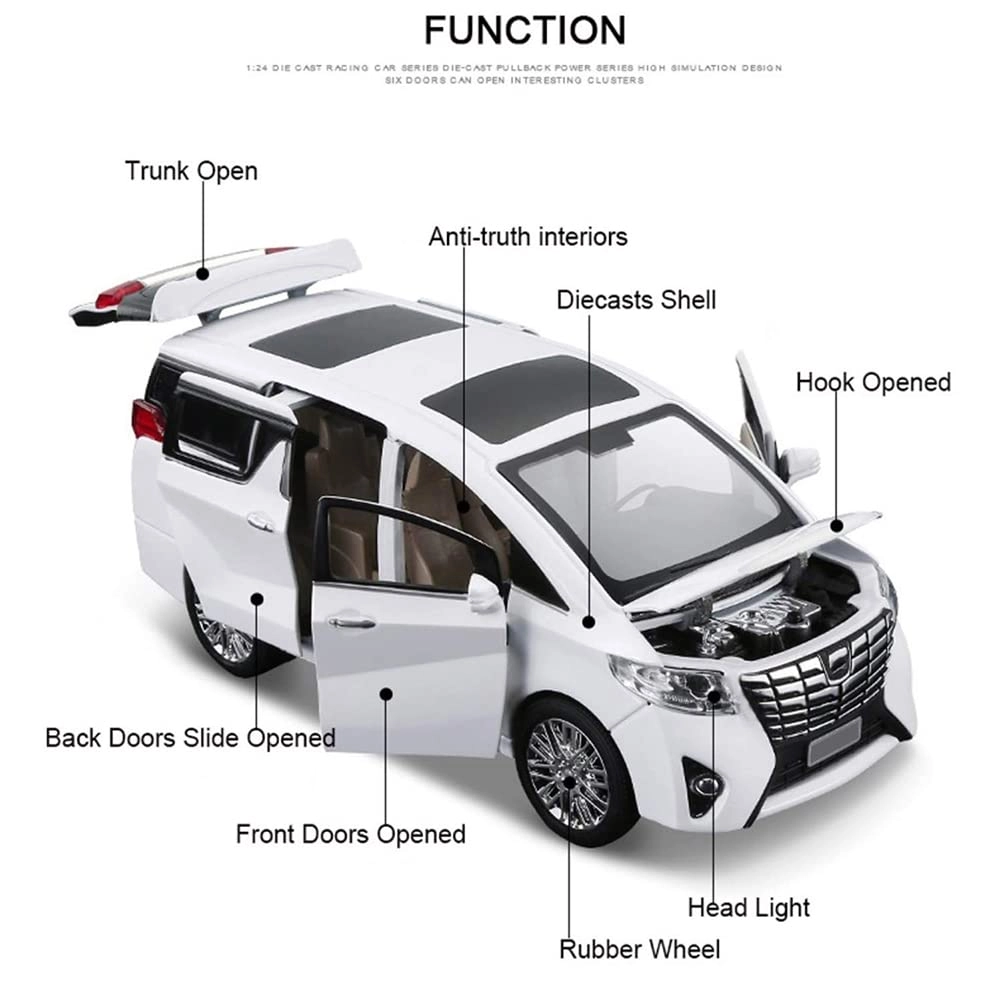Alphard 1:24 - 1pcs