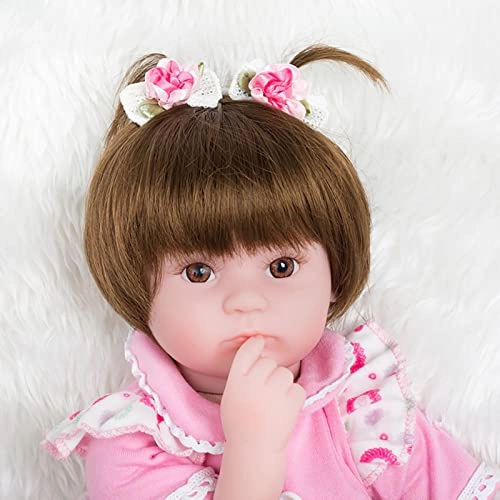 Reborn Baby Doll - 55cm Soft Silicone Limbs Cloth Body