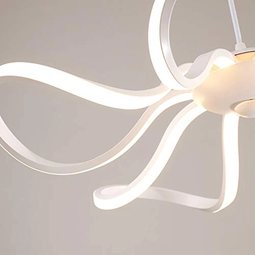 LED Petal Chandelier - warm Light Dimmable