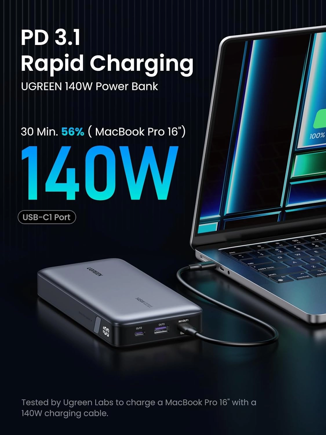 PB205-90597A - 25000mAh 145W