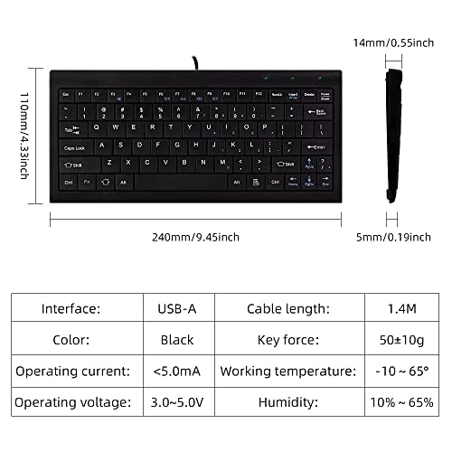 Mini Keyboard - US Wired/Wireless