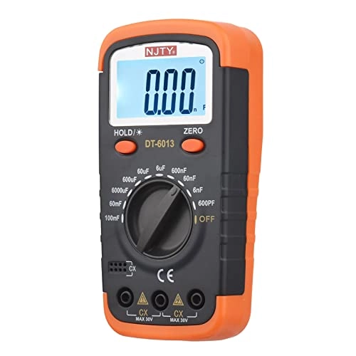 Digital Capacitance Meter - 600pF to 100mF 6000 Counts LCD Backlight