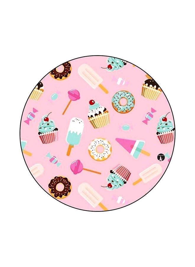 BP Ice Cream Printed Round Mouse Pad