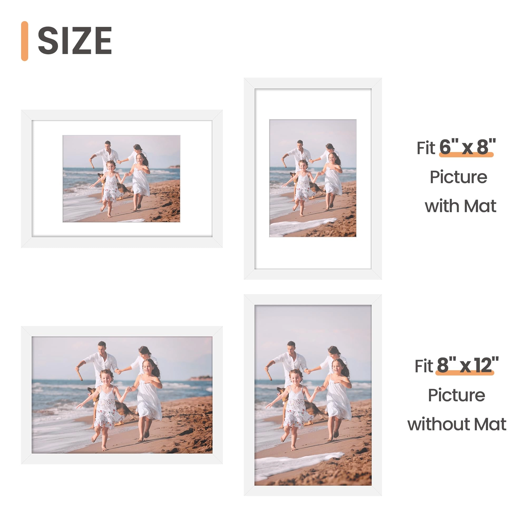 Collage Picture Frame - 8x12 5 Count