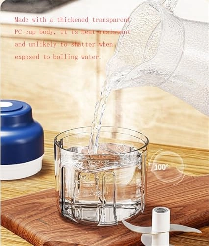 Electric Garlic Chopper - 320ml USB-C Rechargeable