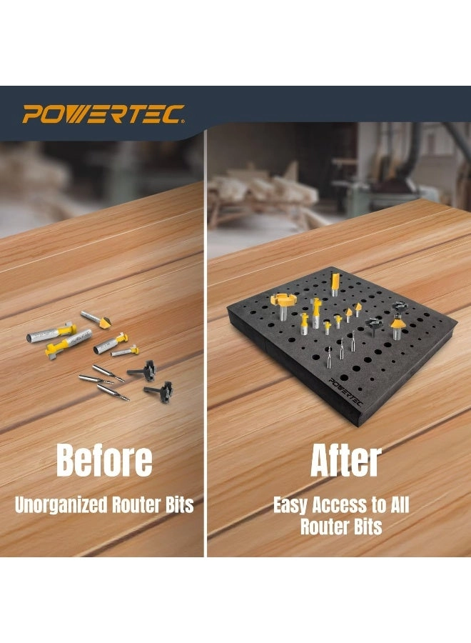 Router Bit Tray - 1/2-inch 1/4-inch 1