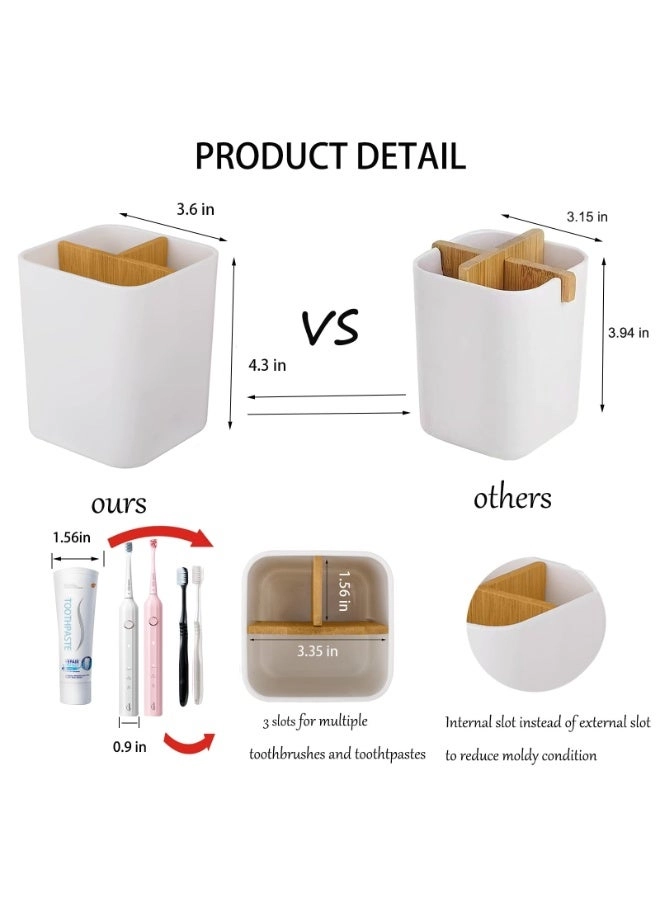 Toothbrush Holder - Bathroom 3 Slots