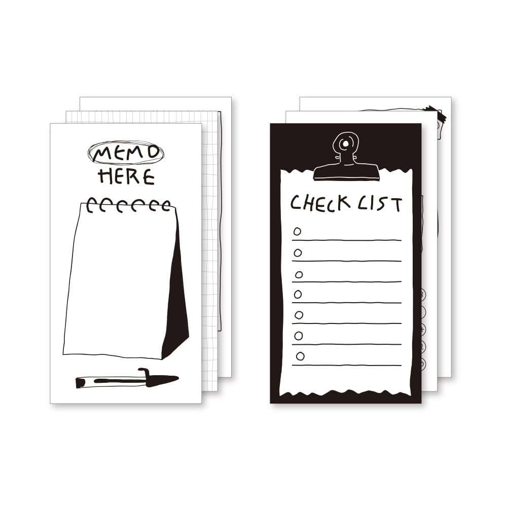 Monolike Triple Memopad 3.15x5.83 (in) - Grid
