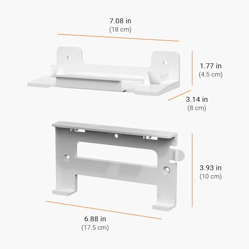 Wall Mount Kit - Compatible with the gen 3 standard Starlink router and power supply