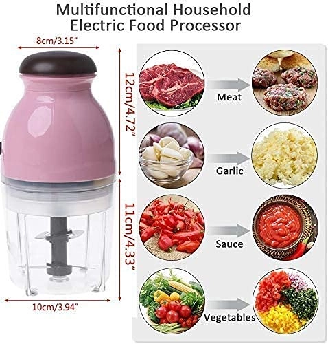 Mini Food Processor - 600 Milliliters Electric