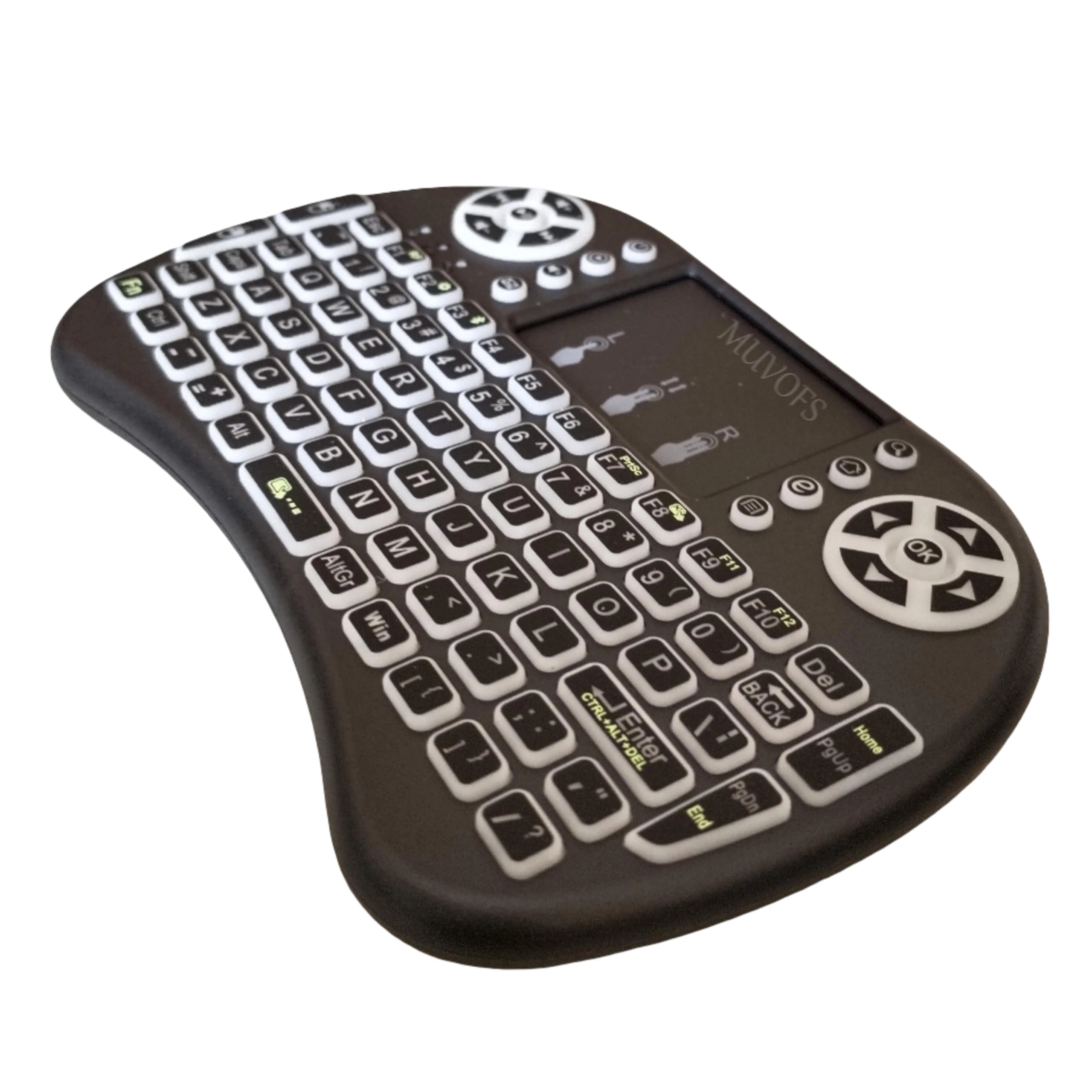 Muvofs Mini Wireless Keyboard with Touchpad - Bluetooth