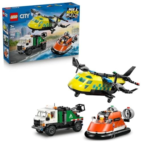 City Airplane Service Truck & Hovercraft Remix (60505)