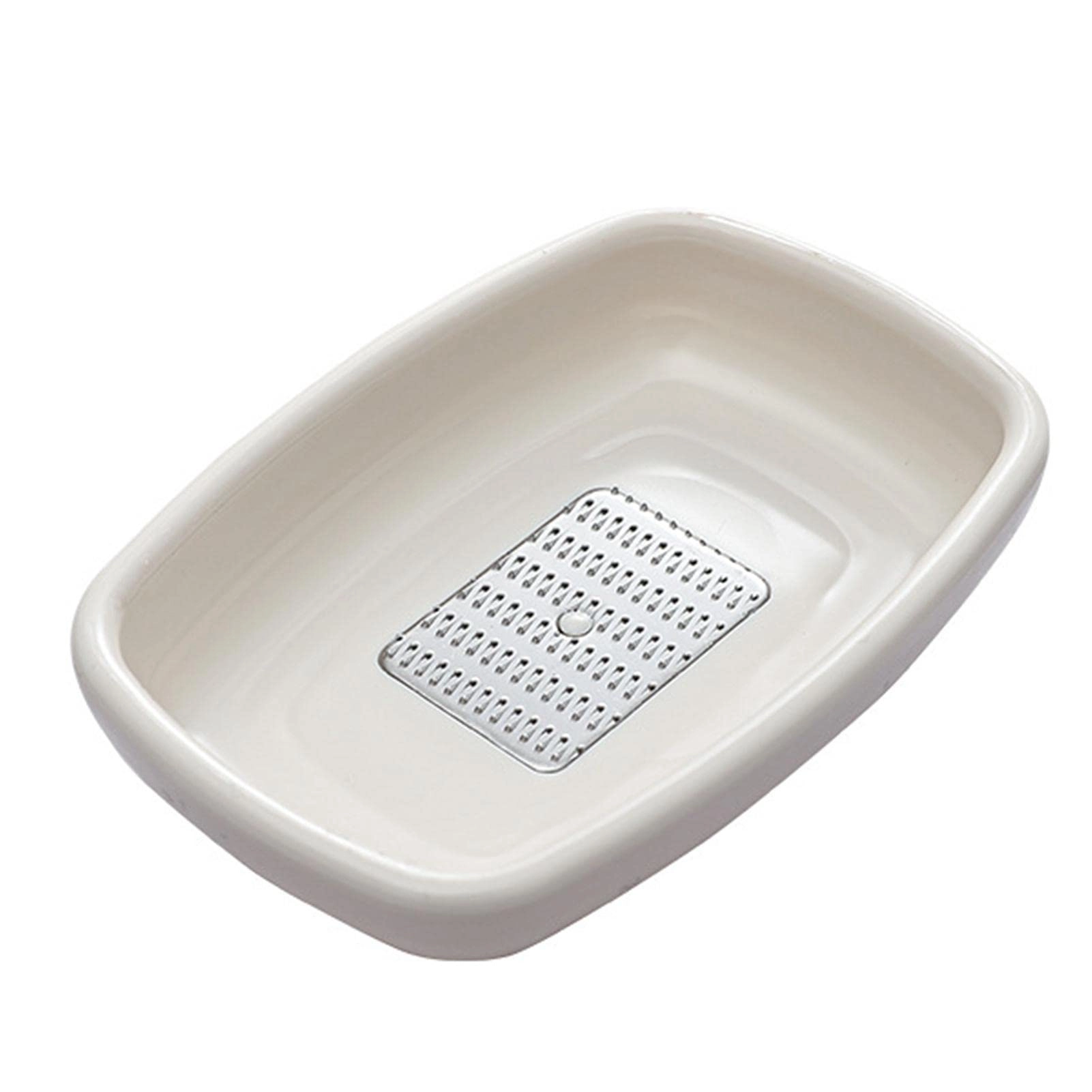 Mini Food Grinder - Portable Hand-Powered White