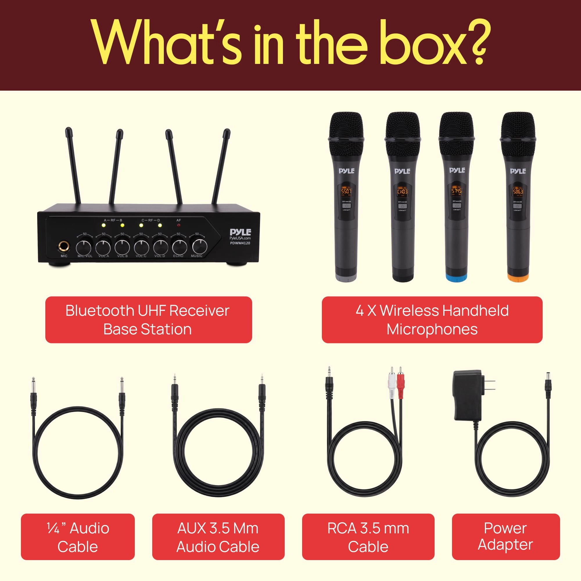 PDWM4120 - 4 UHF