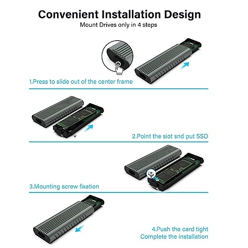 M.2 NVMe/PCIe SSD Enclosure