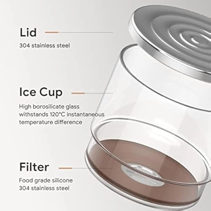 Cold Brew Coffee Maker - 34Oz Tritan 350 Mesh