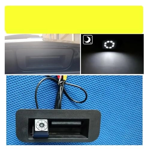 Tailgate Handle Rear View Reversing Backup Camera - Night vision 4-PIN Cable HD