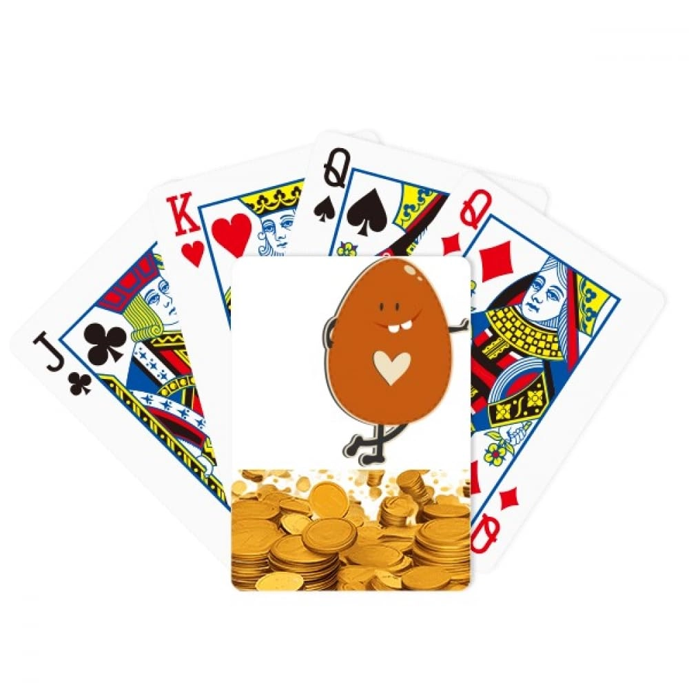 no/no Playing Card - Easter Festival Colorful Egg Gold
