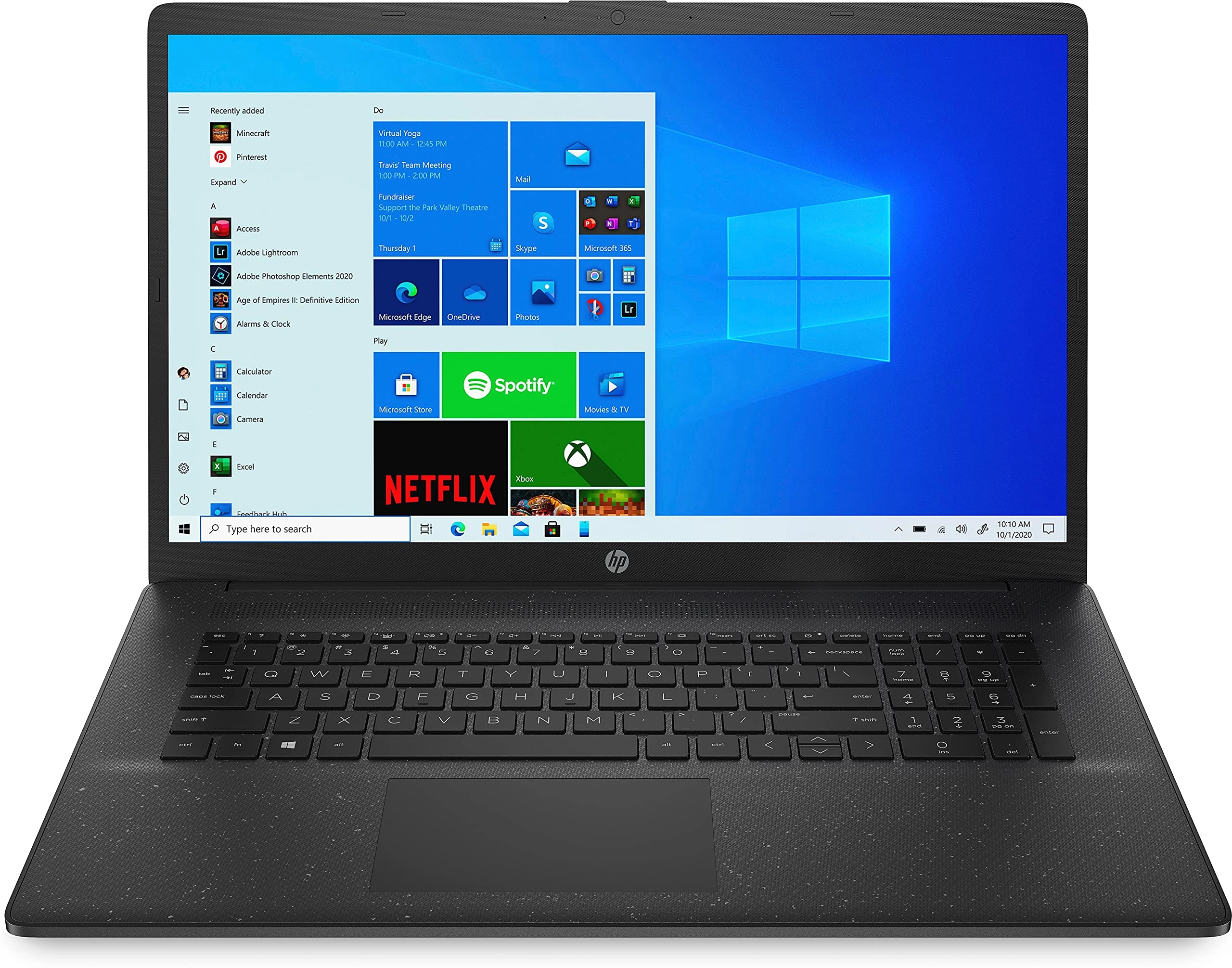 HP 17 Laptop - 17.3'' 128GB 4GB 128GB Pentium