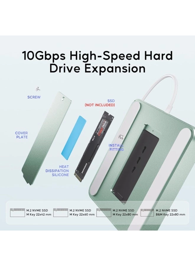 USB C HUB - 7 in 1 10Gbps