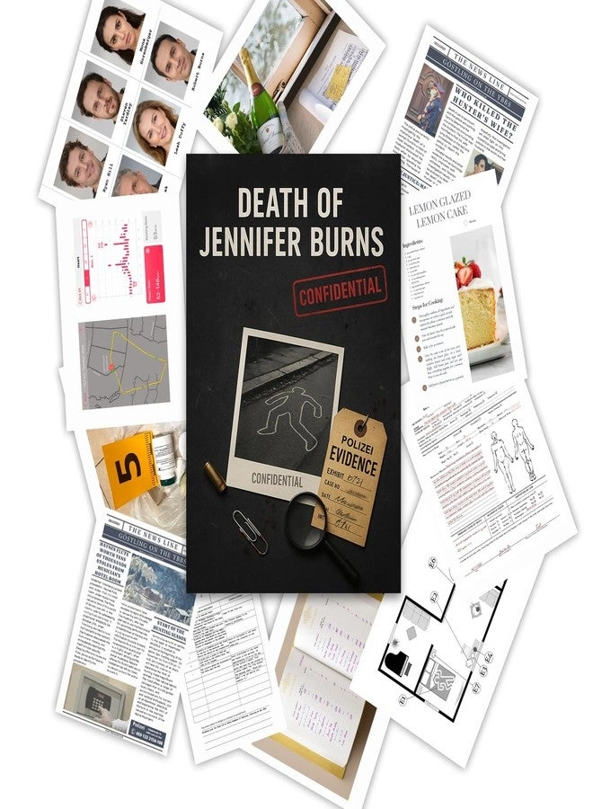 VEENSHI Case: Death of Jennifer Burns - Murder Mystery Kit