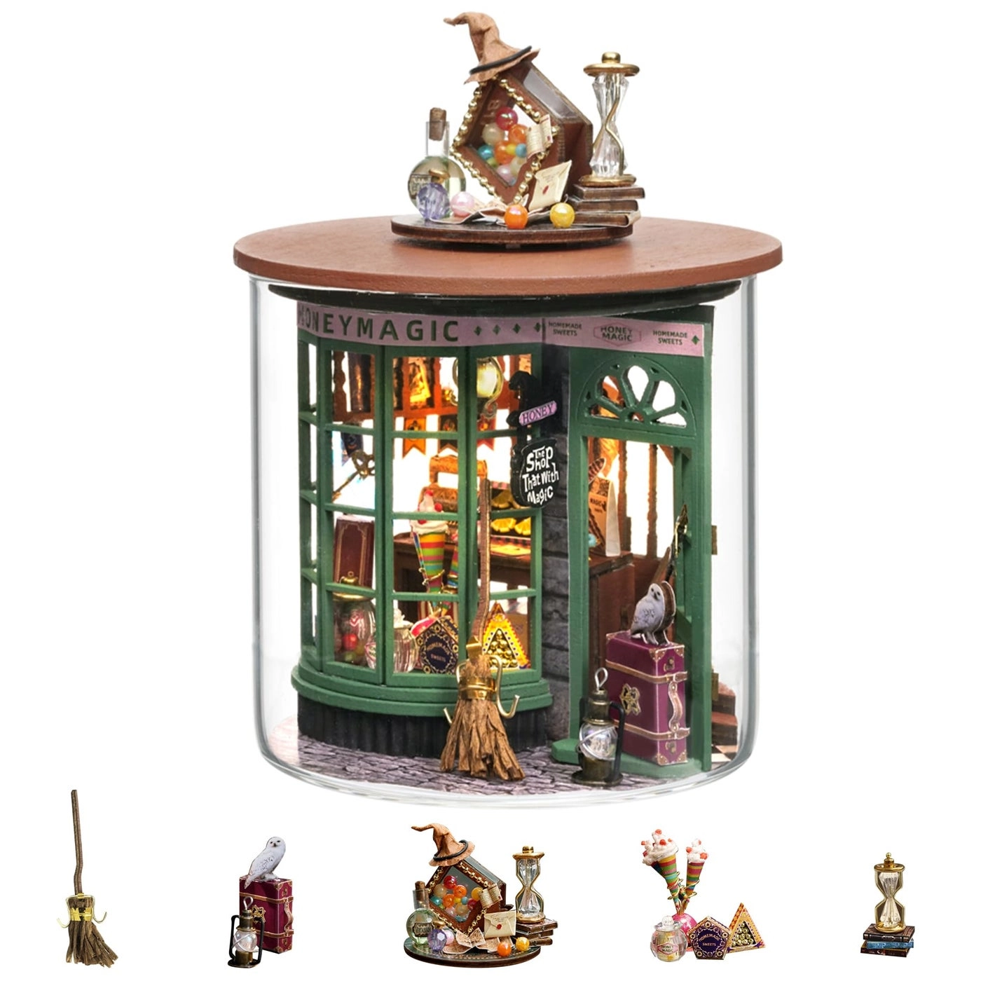 Dollhouse Miniature DIY House Kit - Dream Bottle Series 1:32