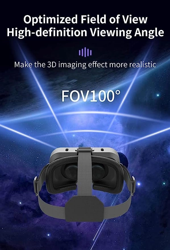 VR Glasses - Remote Control 3D 5.0-7.2 Inch