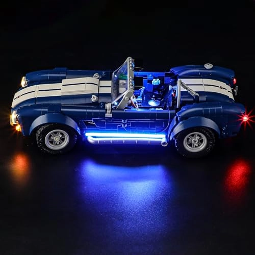 LED Light for LEGO 10357 Icons Shelby Cobra 427 S/C - Plastic