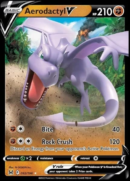 Pokémon Aerodactyl V 092/196 - Lost Origin