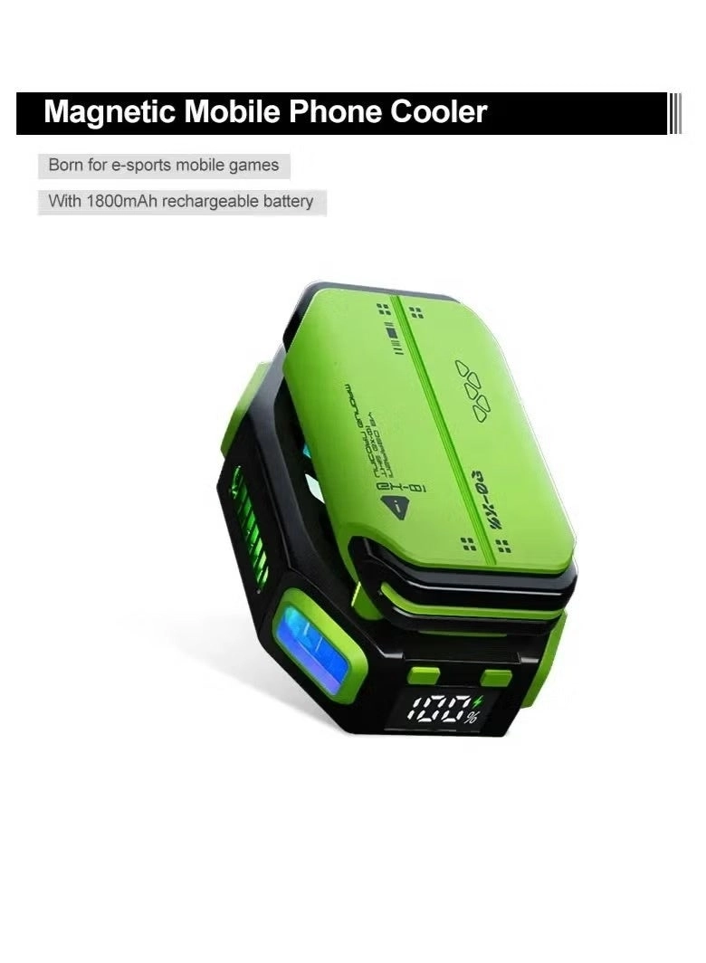 X111 Mobile Phone Cooler - 1800mAh Magnetic Semiconductor Cooling