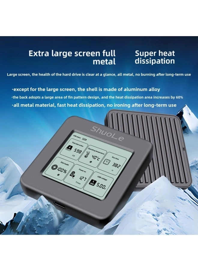 M.2 SSD Enclosure - NVMe SATA Dual Protocol 10Gbps USB-C/A