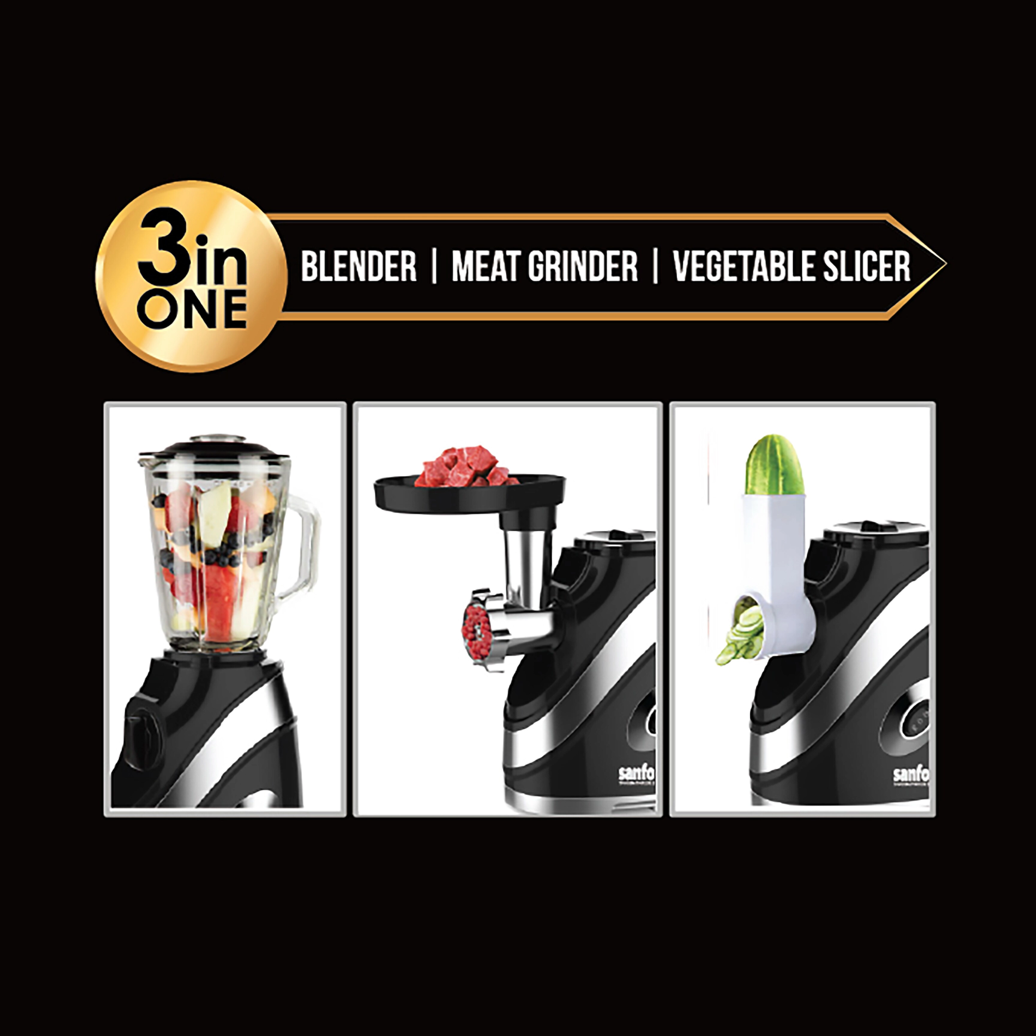 MUTLIFUNCTIONAL BLENDER - 3 in 1