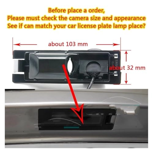 Rear View Camera - Night vision Wireless 1280 x 720 pixels