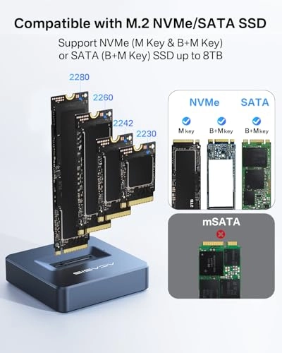 ACASIS NVME to USB Docking Station