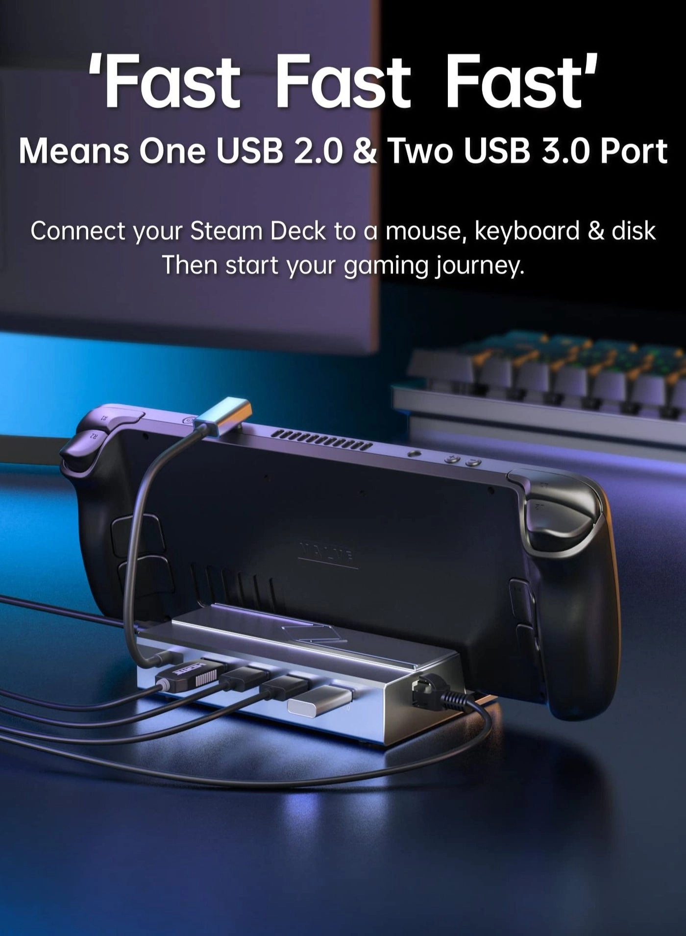 M.2 Docking Station - USB-C Valve Steam Deck