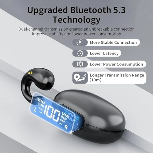 Open Ear Clip Headphones Wireless Headphone