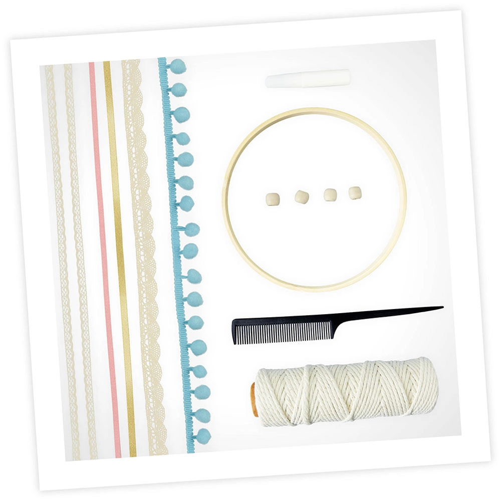 Macrame Dreamcatcher Kit - Suitable for 8 to 13+ yrs Illustrated instruction sheet