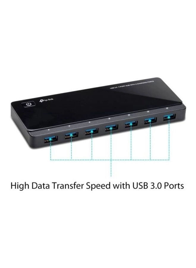 7-Port USB 3.0 Hub - 2 Charging Ports