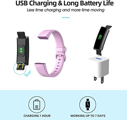 Fitness Tracker Watch - IP68 Waterproof Heart Rate Sleep Monitor